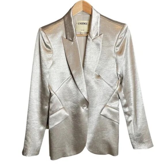 L'agence Chamberlain Blazer Platinum size 4 - Picture 3 of 9